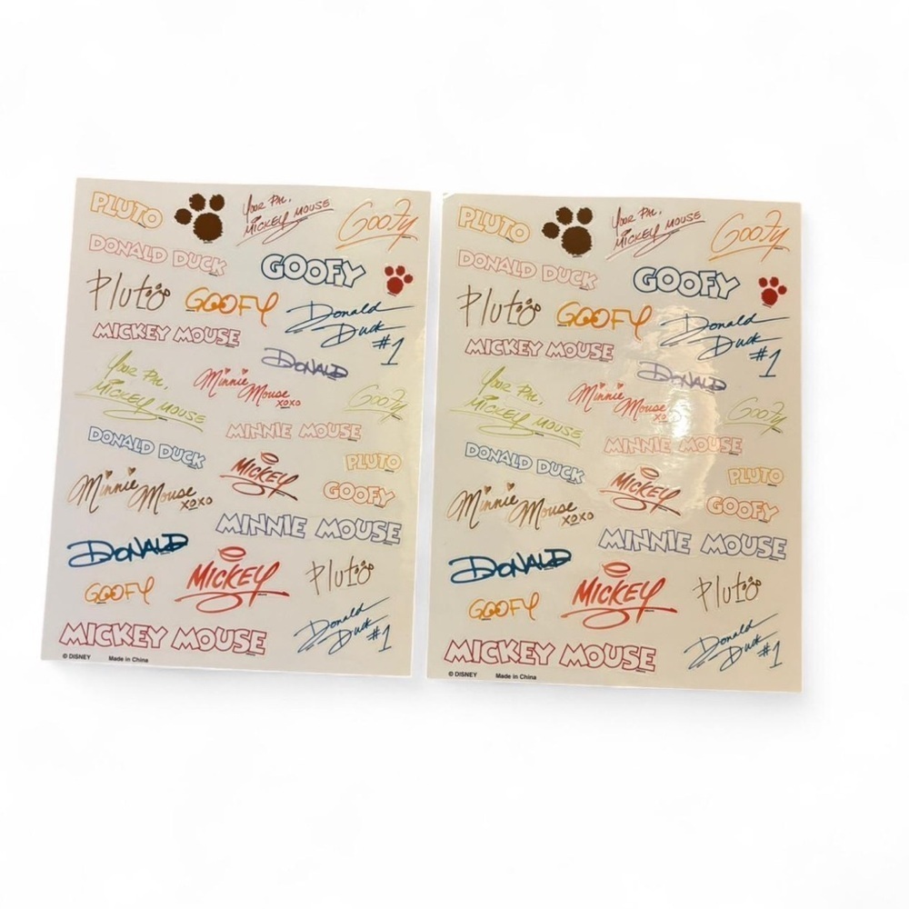 Disney Capture The Moment Scrapbooking Stickers Mixed Lot 8 Pages - Picture 5 of 5